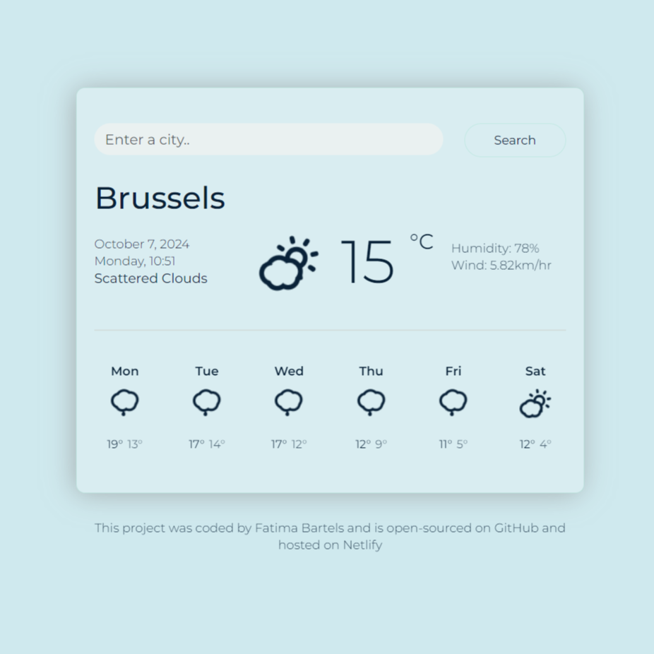 React Weather App